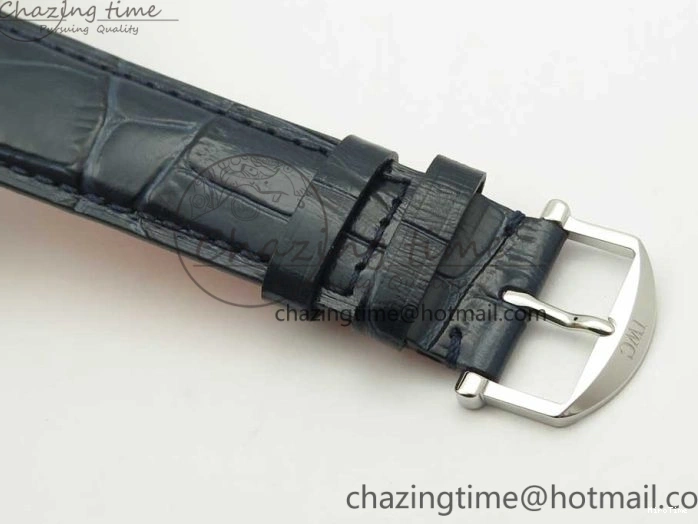 MIROTIME 0103 Portofino Automatic SS FKF 1:1 Best Edition Blue Dial on Blue Leather Strap A Cozy 7133